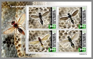 DJIBOUTI 2023 MNH Wasps M/S #417a