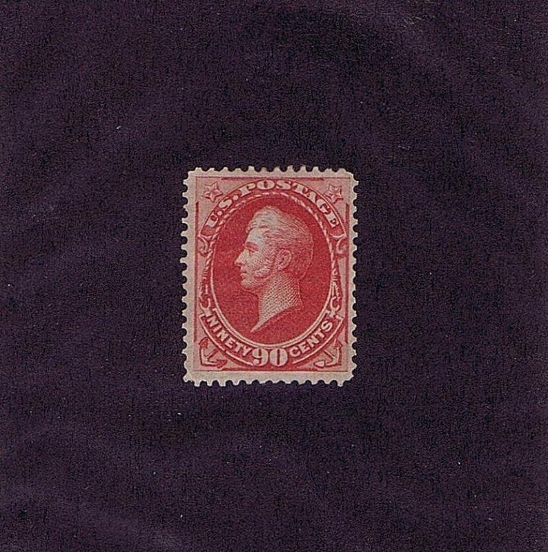 SC# 166 UNUSED ORIGINAL GUM 90c PERRY, 1875, 2015 PF CERT, HIGH CATALOG VALUE