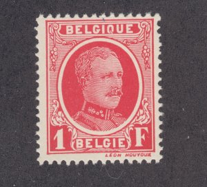 Belgium Sc 187 MNH. 1927 1fr rose red King Albert definitive, F-VF.