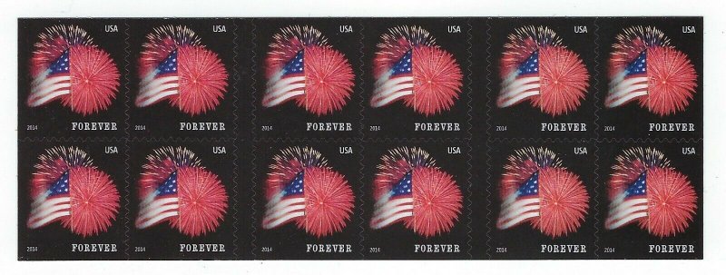 U.S. #4855a FIREWORKS  BOOKLET PANE MINT, NH AT FACE VALUE!