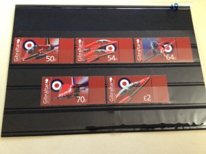 Gibraltar 2014 RAF Red Arrows mint never hinged  stamps  A14082