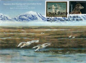 RW90 -FDC - 2023-24 Migratory Bird Hunting and Conservation - Wally Jr Cachet #3