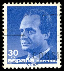 SPAIN Sc 2435 VF/USED - 1987 30p King Juan Carlos I