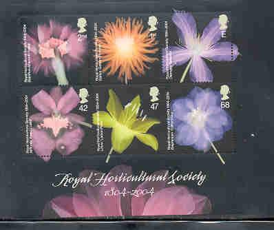 Great Britain Sc 2214a 2004 Horticulture stamp sheet mint NH