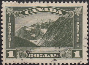 Canada 1930-31 used Sc 177 $1 Mt Edith Cavell