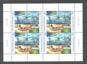 MACEDONIA 2004 EUROPE #305,  1 SET(PAIR)=$1.75 / FULL SHEET $8.00