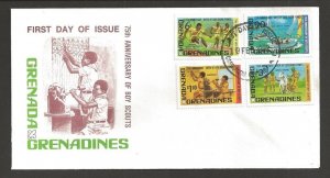 1982 Boy Scouts Grenada Grenadines 75th anniversary FDC