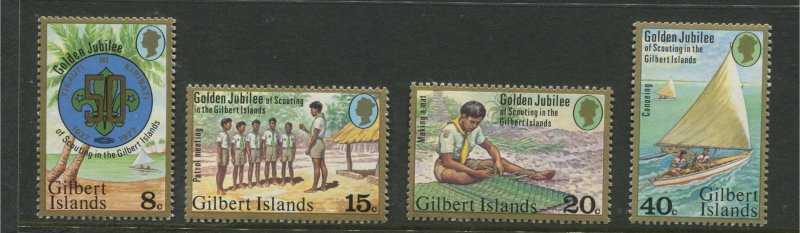 STAMP STATION PERTH Gilbert Is.#304-307 Scout Emblem Issue MNH CV$2.00