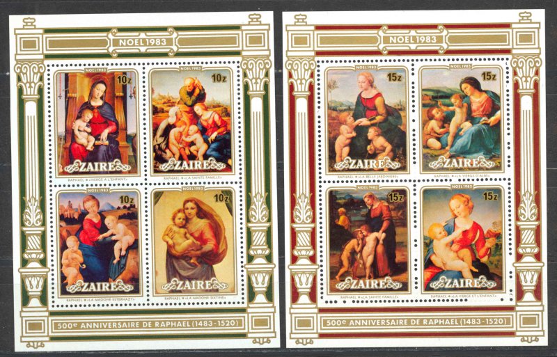 Zaire Sc# 1129-1130 MNH 1983 Christmas