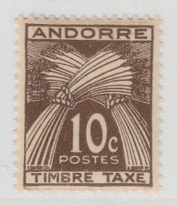 French Andorra Postage Due 1946-53 10c MNH** A18P64F45-