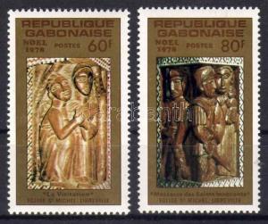 Gabon stamp Christmas, wood carvings set MNH 1978 Mi 685-686 WS23881