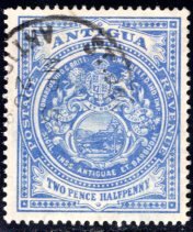 Antigua #34, Used, CV $19   ........   0260030