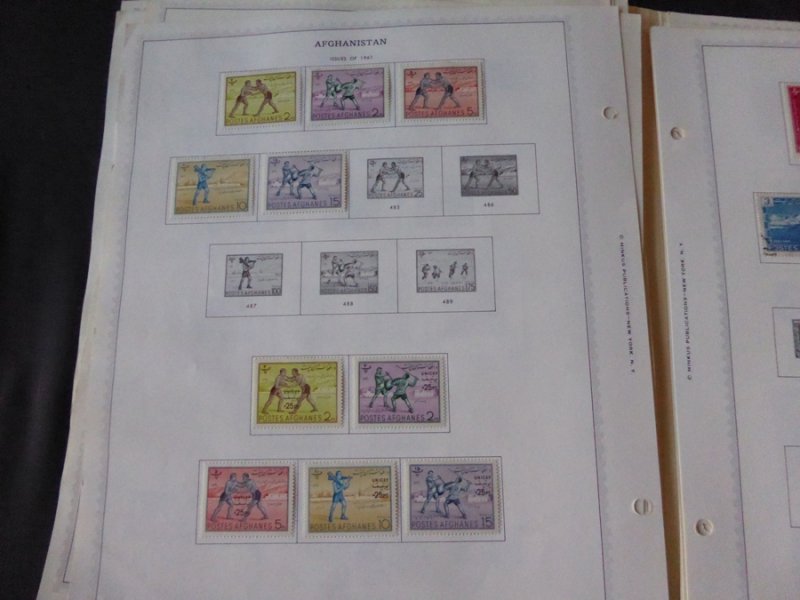 New Caledonia 1892-1984 Stamp Collection on Scott Intl Album Pages