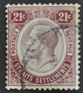 DYNAMITE Stamps: Straits Settlements Scott #160  – USED