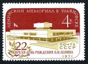 Russia 3845 block/4,MNH.Michel 3875. Lenin's Memorial,Ulyanovsk,1971.