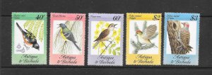 BIRDS - ANTIGUA #773-7 MNH