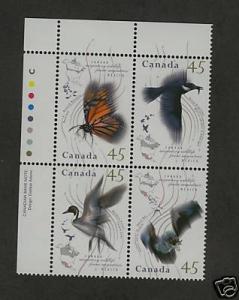 CANADA 1995 ,Migratory Wildlife , PBL UL # 1566a