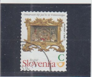 Slovenia  Scott#  1100  Used  (2014 Christmas)