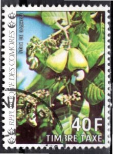 Comoro Islds.; 1977: Sc. # J13; Used CTO Single Stamp