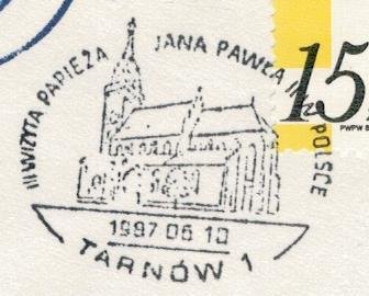 Poland 1987 Card Special Cancellation Visit of Pope John Paul II Exhibition