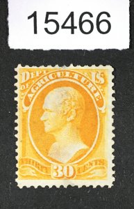 MOMEN: US STAMPS # O9 UNUSED NO GUM $275 LOT #15466