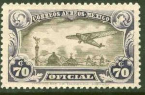 MEXICO CO15, 70cents Air Official. MNH.