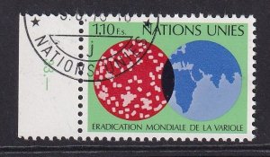 United Nations Geneva  #75 cancelled  1978   eradication of smallpox  1.10fr