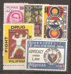 Philippines  SC 1479-83  Mint Never Hinged