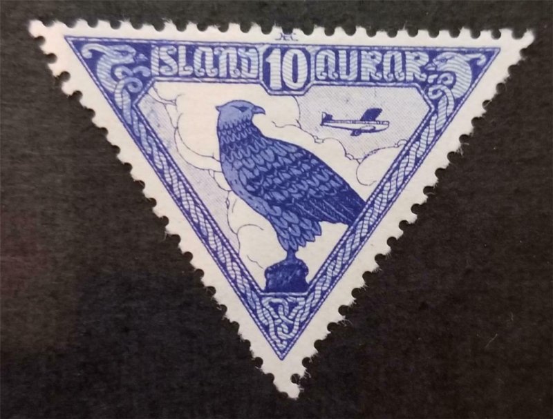 ICELAND C3 Airmail Stamp MH OG T305