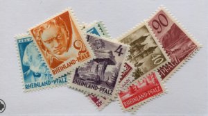 GERMANY  6n30-38  MNH  6n34  used  6n33a  signed