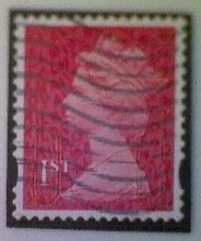 Great Britain, Scott #MH440, 2016, used, Machin, 1st, dark red