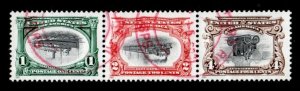 United States #3505a-c used