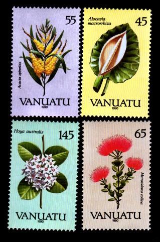 Vanuatu 515-518 Mint NH MNH Flora Fauna Flowers!