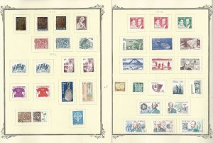 Sweden Stamp Collection on 14 Scott Quad Pages, 1975-1980, JFZ