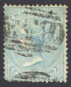 Mauritius Sc# 25 Used 1983 2p blue Queen Victoria 