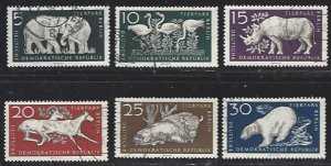 Germany DDR #317-322 CTO (Used) Full Set of 6 cv $4.25