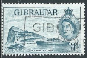Gibraltar, Sc #137, 3d Used