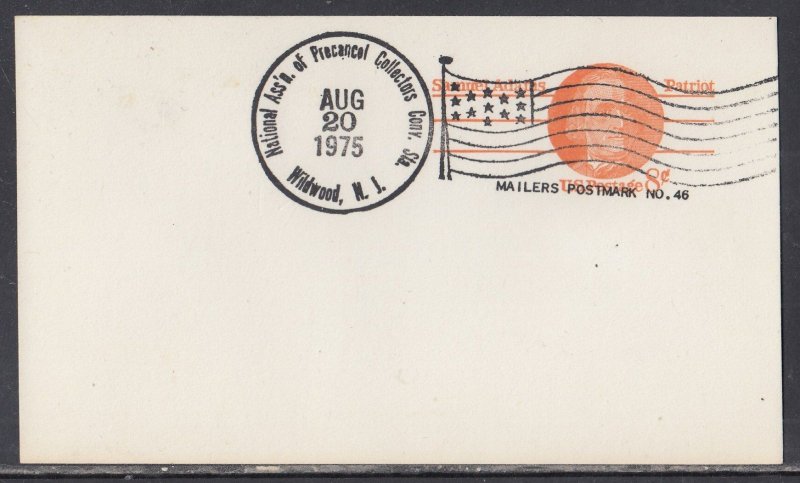 United States - Aug 1975 Wildwood, NJ PRECANEX Stamp Show