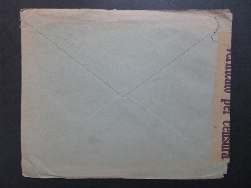 Italy 1945 Censor Cover to USA - Z8490