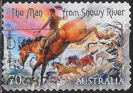 Australia 4117 Used - Barton Banjo” Paterson - The Man from Snowy River