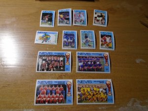 Nevis  #  477-88   MNH