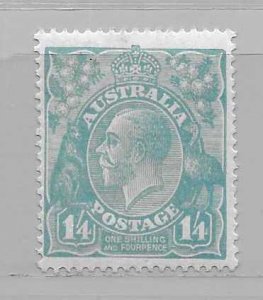 Australia 37 1sh 4d KGV single MLH