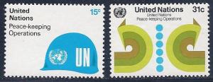 UN New York Scott # 320 - 321 MNH