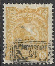 IRAN Persia 1902 Sc 178  5c Mint w/hinge thin, F-VF, cv $20