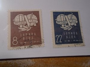 China  People's Republic  #  317-18  used