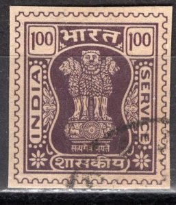 India: 1981; Sc. # O196,  Used Imperf. Single Stamp +