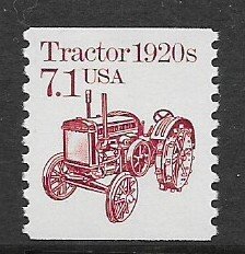 Sc #2127 Tractor Coil single MNH