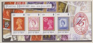 Isle of Man 2001 QE Regional M/Sheet  - U/Mint