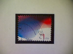 United States, Scott #4953, used(o), 2015, Patriotic Waves, $1.00, red and blue