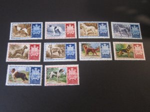 San Marino 1956 Sc 375-84 set MH